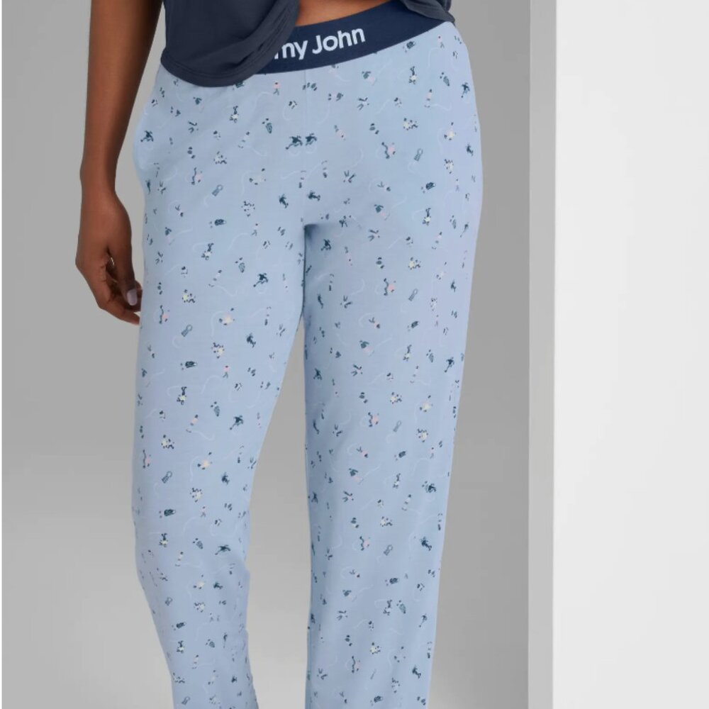 Second Skin Pajama Pants in Cashmere Blue Ice Skater | Tommy John/Nordstrom - Picture 4 of 5